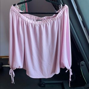 Vince Camuto Off Shoulder Bow Sleeve Top
